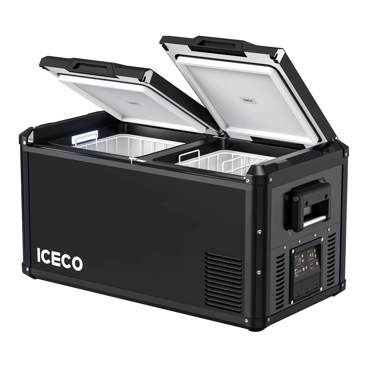 Refrigerateur/Congelateur ICECO 75L Double Compartiments - Noir sur Xperts4x4 Accessoires 4x4 Off-Road