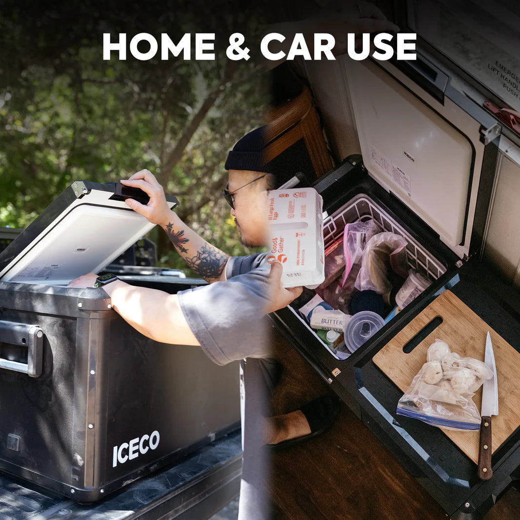 Refrigerateur/Congelateur ICECO 75L Double Compartiments - Vert sur Xperts4x4 Accessoires 4x4 Off-Road