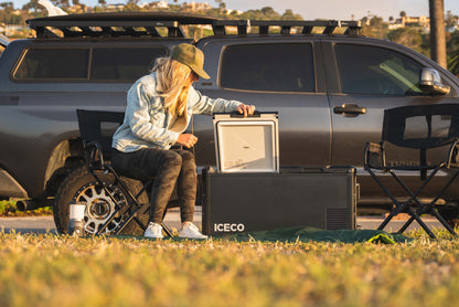 Refrigerateur/Congelateur ICECO 90L Double Compartiments - Noir sur Xperts4x4 Accessoires 4x4 Off-Road