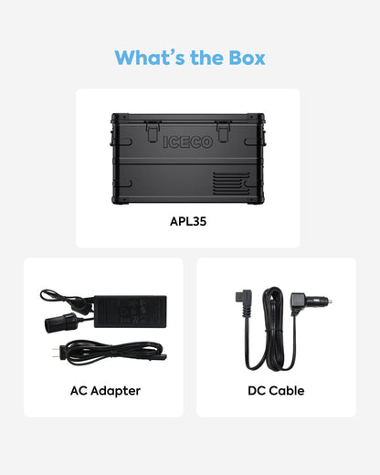 Refrigerateur/Congelateur ICECO APL35 35L Single Zone - Black sur Xperts4x4 Accessoires 4x4 Off-Road