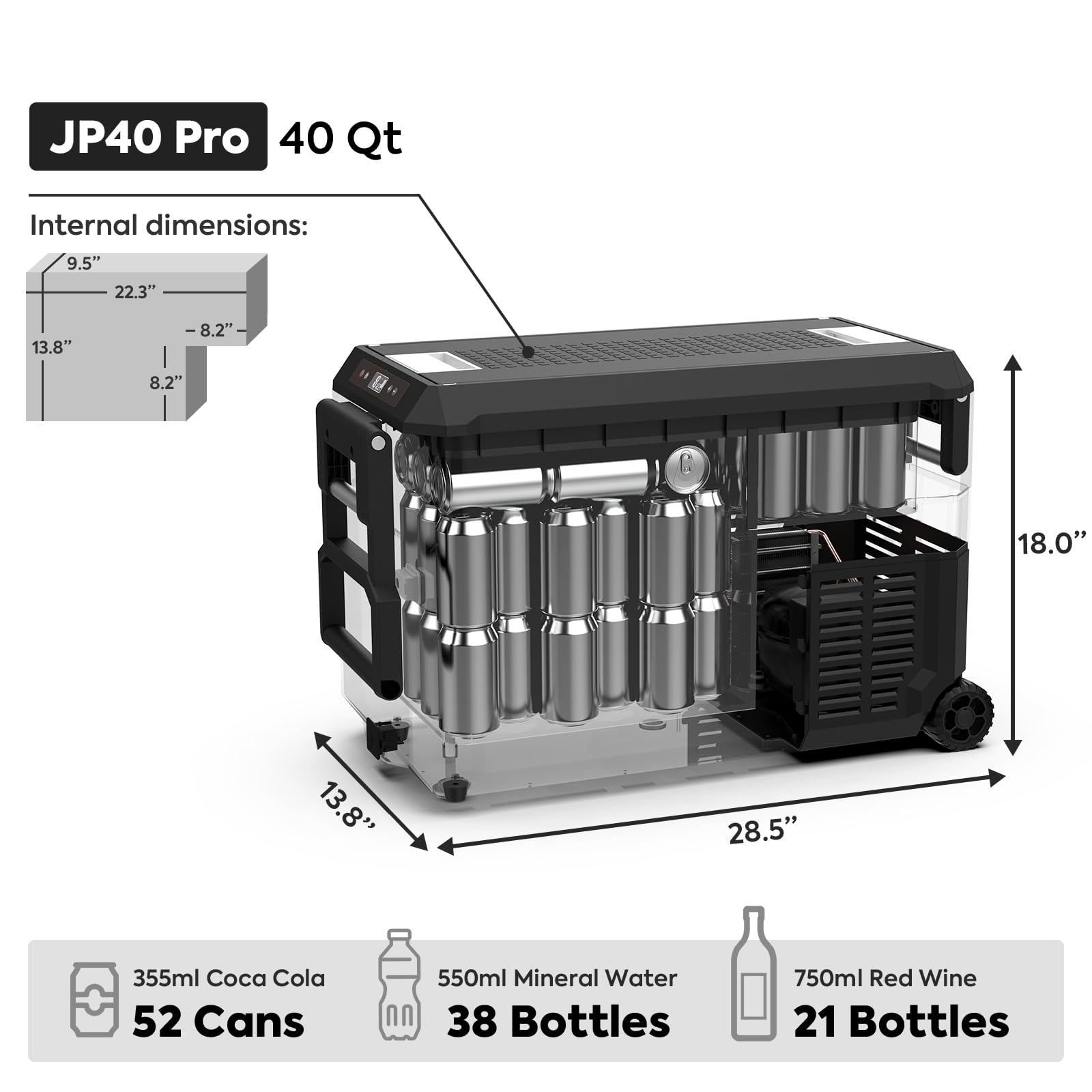 Réfrigérateur Congélateur ICECO JP40 PROS - SINGLE ZONE 40L sur Xperts4x4 Accessoires 4x4 Off-Road