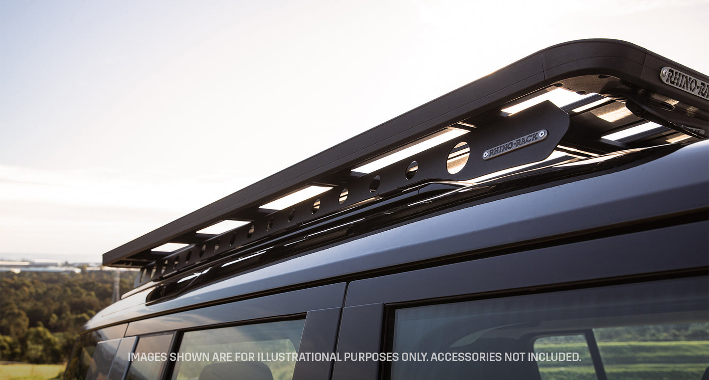 Kit Galerie Rhino-Rack Pioneer 1900x1240mm Land Rover Defender II 110 L663 2020+ sur Xperts4x4 Accessoires 4x4 Off-Road