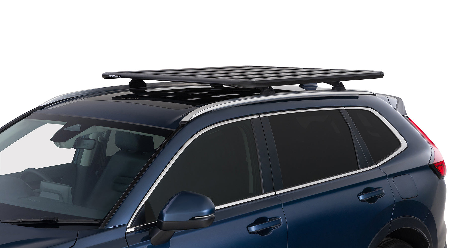 Kit galerie de toit Rhino-Rack Pioneer 6 pour Honda CR-V 5e génération 2017-2023, fixation solide et robuste.