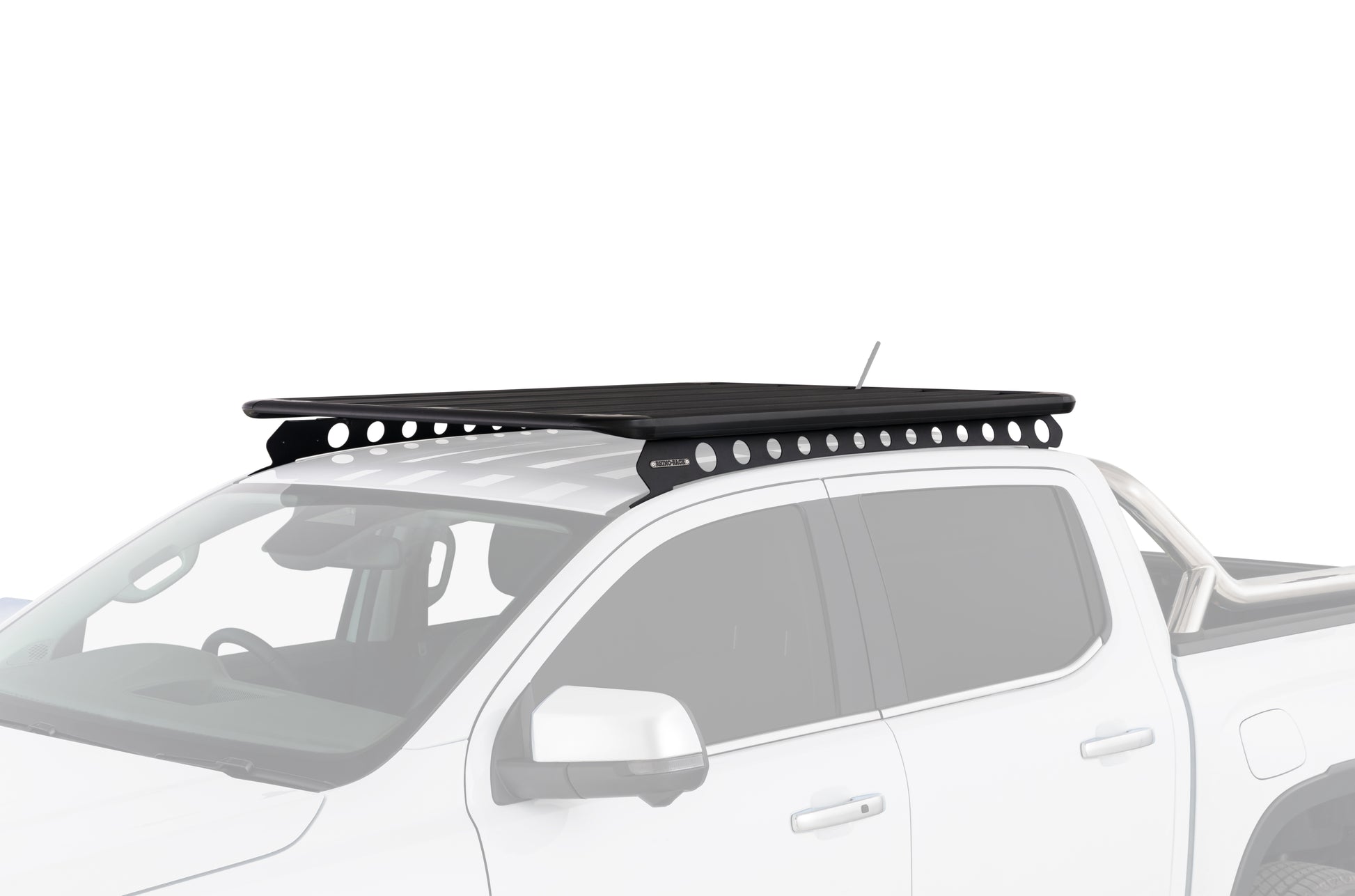 Kit galerie de toit Rhino-Rack Pioneer 6 pour Ford Ranger Wildtrak T6/T7/T8, 1500x1240mm, avec backbone robuste.