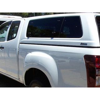 Hardtop Aeroklas Fenêtres Battantes  Isuzu D-Max 2025+ Space-Cab sur Xperts4x4 Accessoires 4x4 Off-Road