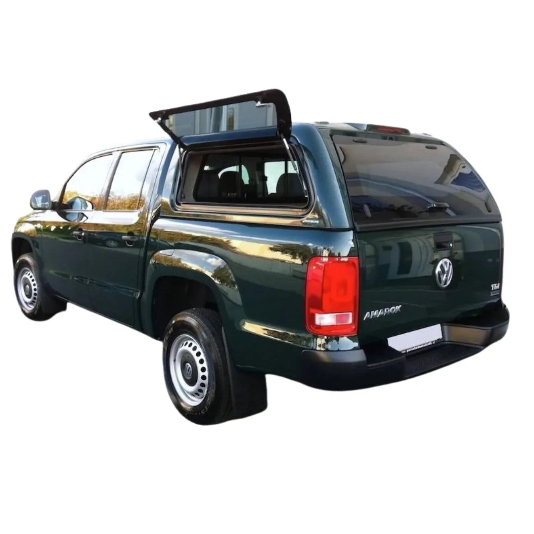 Hardtop Aeroklas VW Amarok 2010 à 2022 avec Fenêtres Battantes sur Xperts4x4 Accessoires 4x4 Off-Road