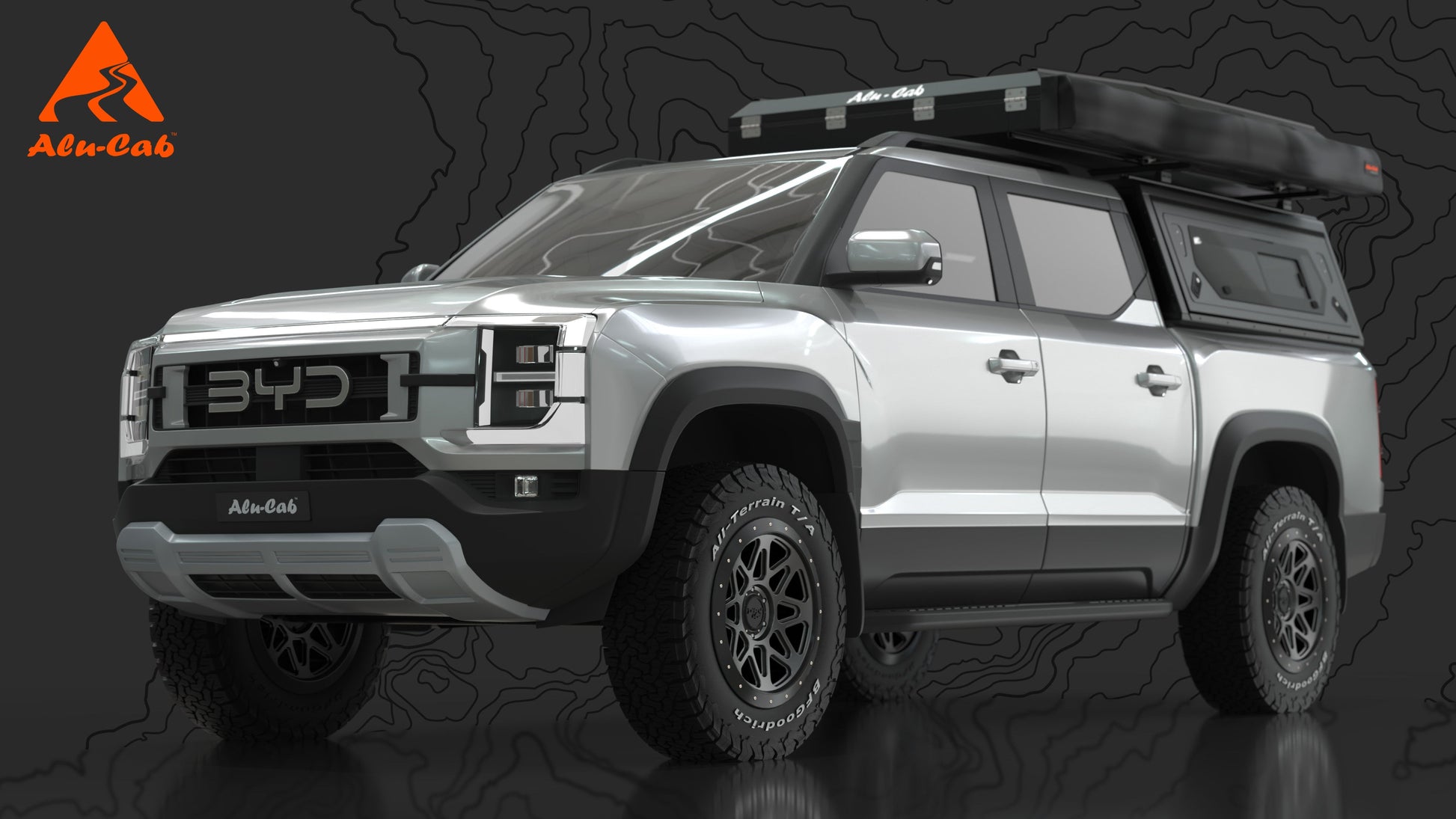 Hardtop Alu-Cab Contour BYD Shark 2024+ Double Cab sur Xperts4x4 Accessoires 4x4 Off-Road