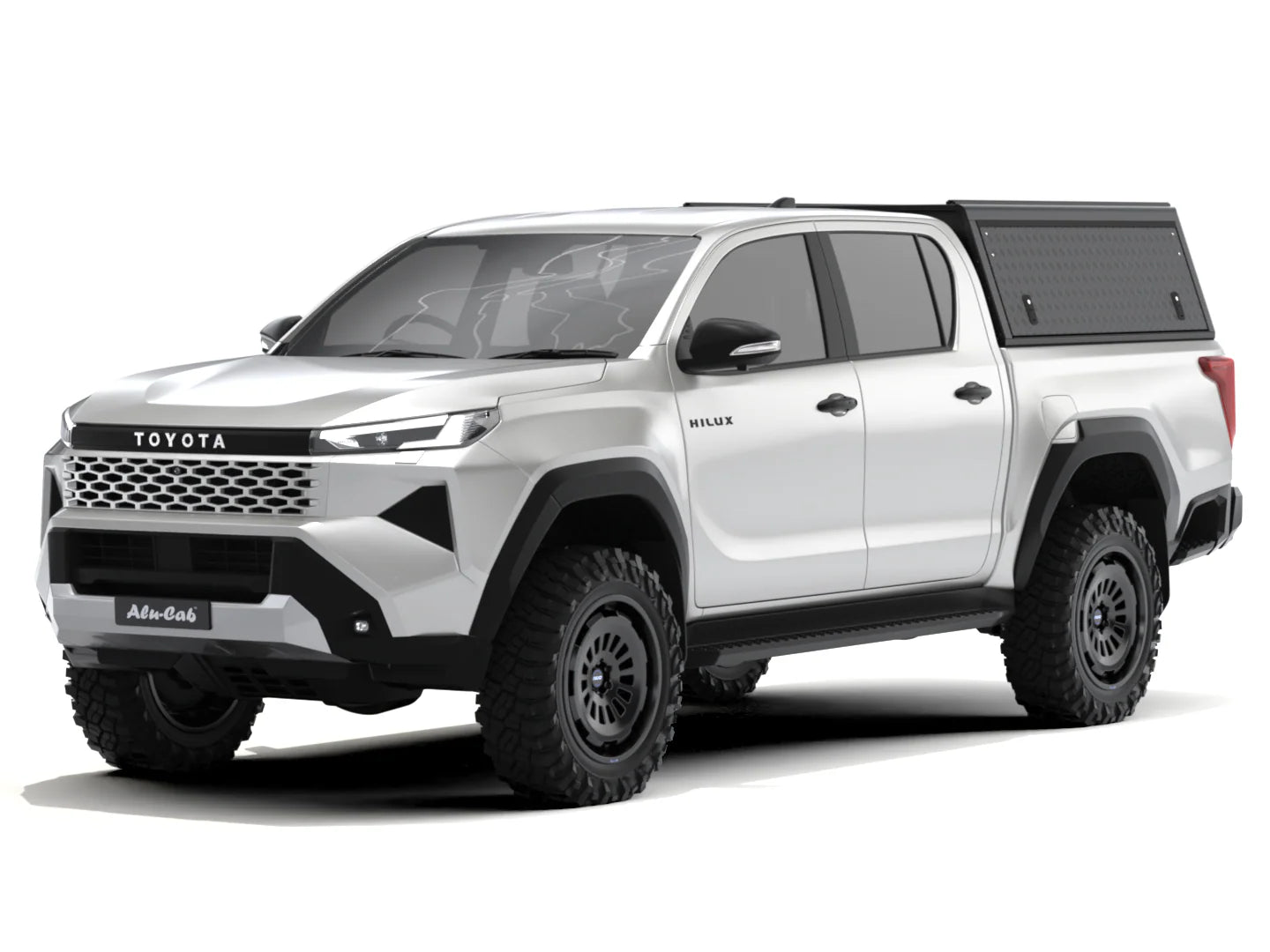 Hardtop Alu-Cab Explorer 3 pour Toyota Hilux N90 Double Cab, en aluminium robuste, adapté pour 2026 et plus.