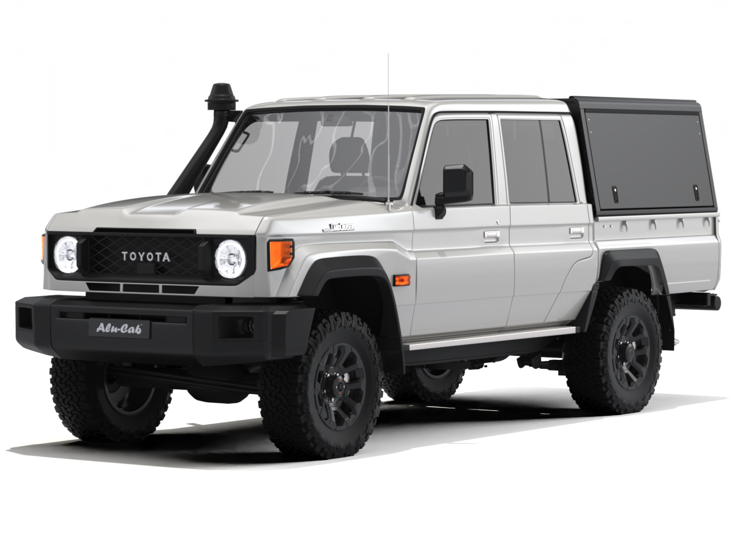 Hardtop Alu-Cab Explorer 3 Toyota Land Cruiser 79 Double-Cab sur Xperts4x4 Accessoires 4x4 Off-Road