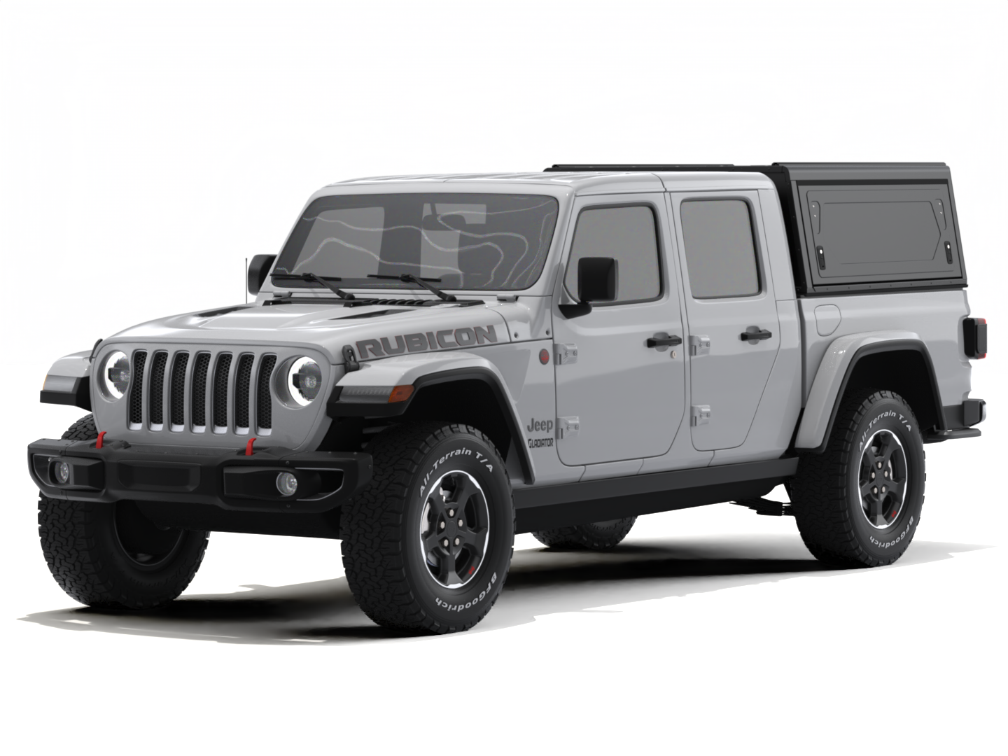 Hardtop Jeep Gladiator JT 2019+ | Alu-Cab Contour | Aluminium Noir sur Xperts4x4 Accessoires 4x4 Off-Road