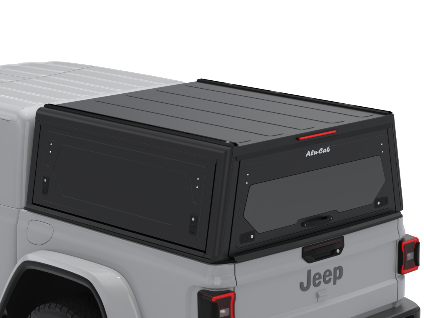 Hardtop Jeep Gladiator JT 2019+ | Alu-Cab Contour | Aluminium Noir sur Xperts4x4 Accessoires 4x4 Off-Road