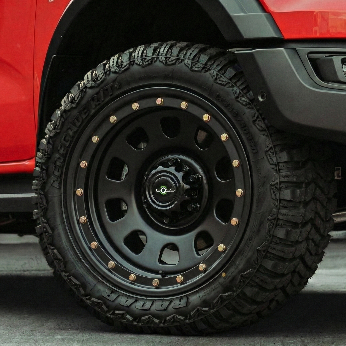 Jante Acier GOSS DAYTONA - Noir Mat sur Xperts4x4 Accessoires 4x4 Off-Road