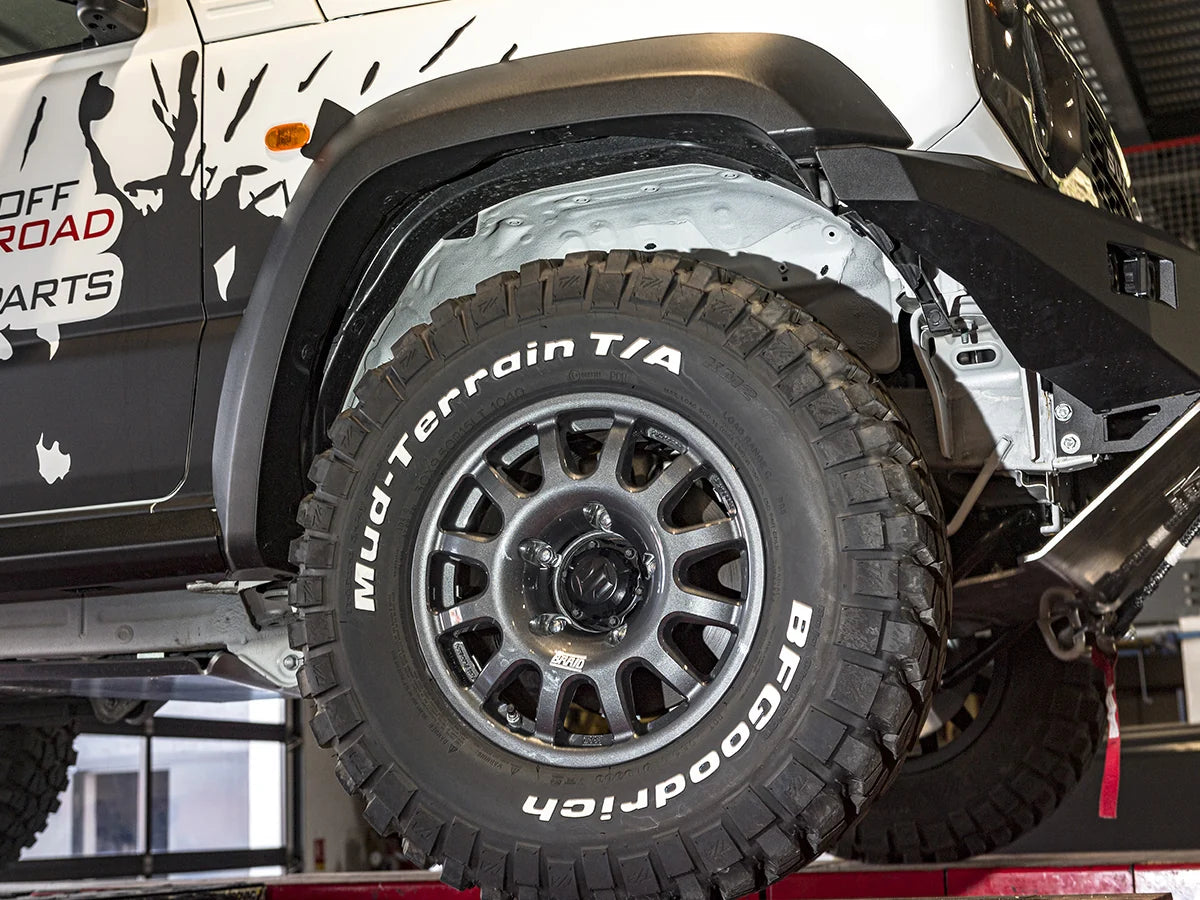 Jante Alu BRAID Fullrace Rally Grise 7x15 5x139.7 ET-3 sur Xperts4x4 Accessoires 4x4 Off-Road