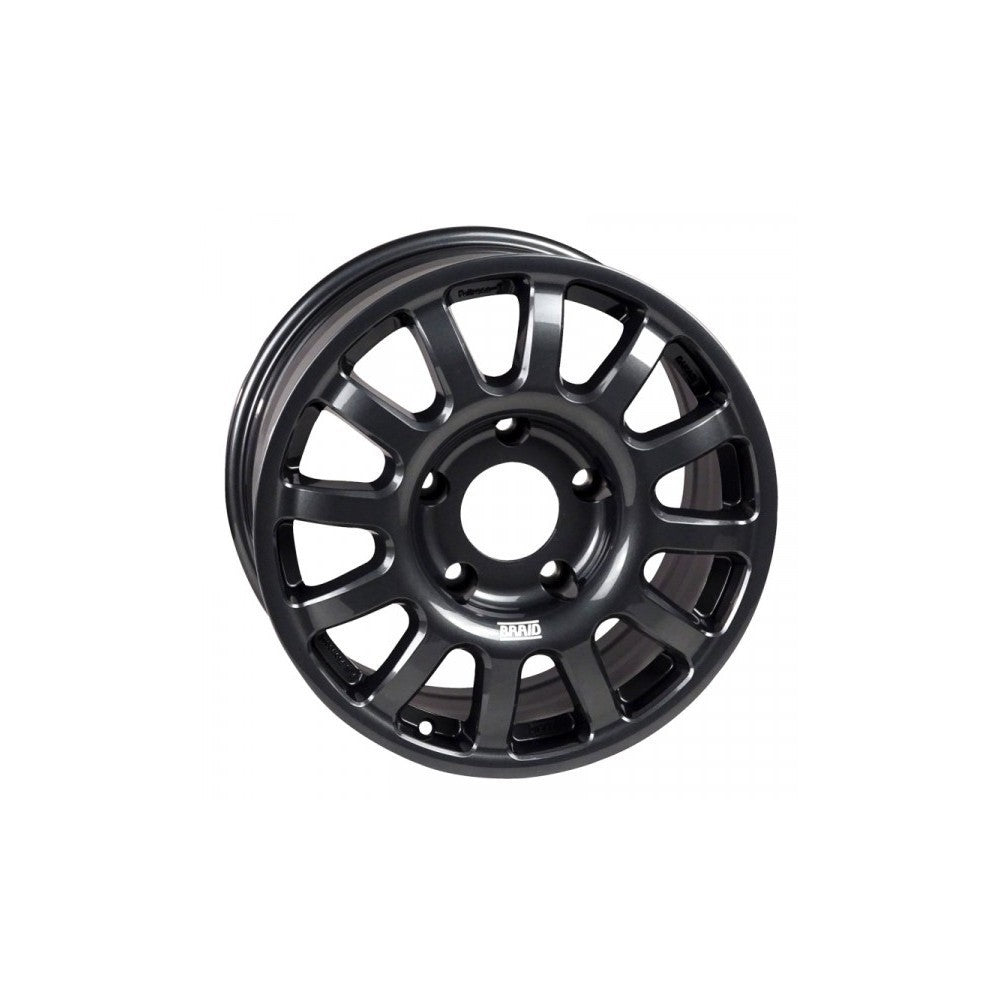 Jante Alu BRAID Fullrace Rally Noire 7x15 5x139.7 ET-3 sur Xperts4x4 Accessoires 4x4 Off-Road