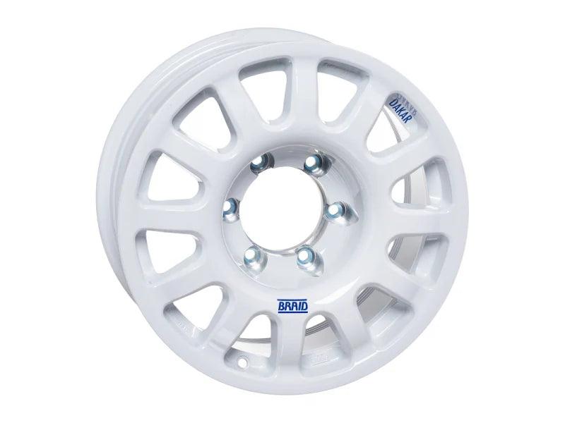 Jante Alu BRAID Fullrace T Blanche 8x17 6x139.7 ET5 sur Xperts4x4 Accessoires 4x4 Off-Road