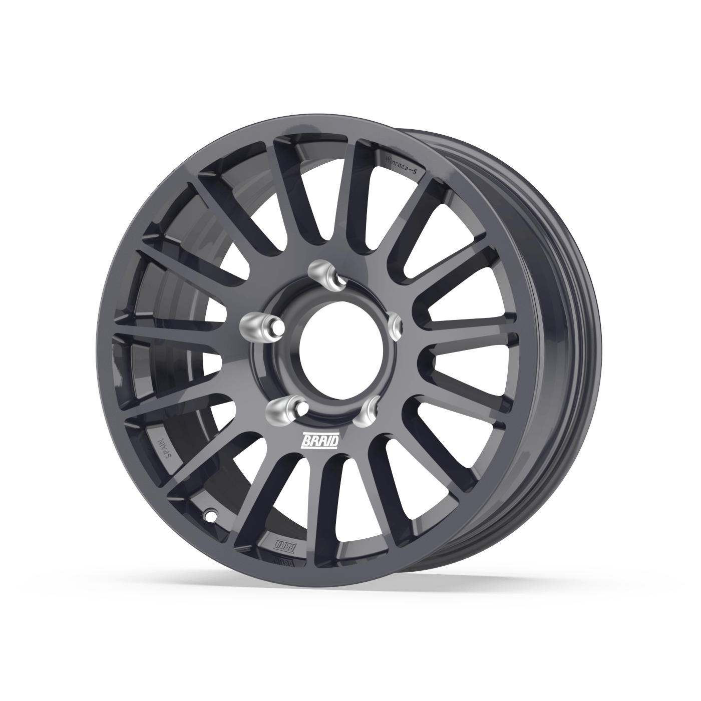 Jante Alu BRAID Winrace Anthracite 8x16 6x139.7 ET-30 sur Xperts4x4 Accessoires 4x4 Off-Road
