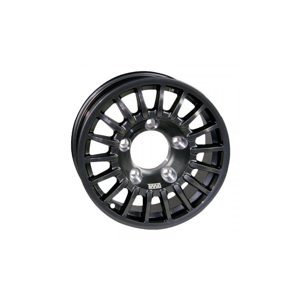 Jante Alu BRAID Winrace Noire 8.5x17 5x120 ET30 sur Xperts4x4 Accessoires 4x4 Off-Road
