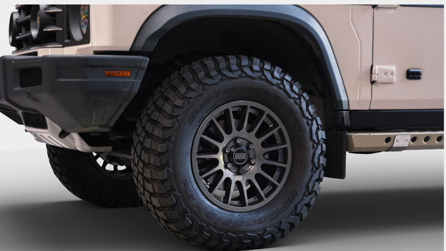 Jante Alu BRAID Winrace S Anthracite 8x17 6x130 ET30 sur Xperts4x4 Accessoires 4x4 Off-Road