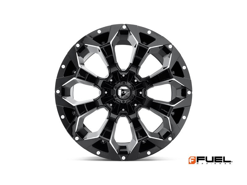 Jante Aluminium FUEL ASSAULT Matte Black & Milled sur Xperts4x4 Accessoires 4x4 Off-Road