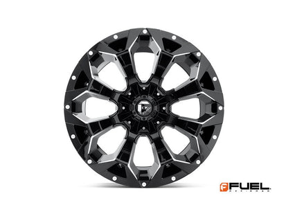 Jante Aluminium FUEL ASSAULT Matte Black & Milled sur Xperts4x4 Accessoires 4x4 Off-Road