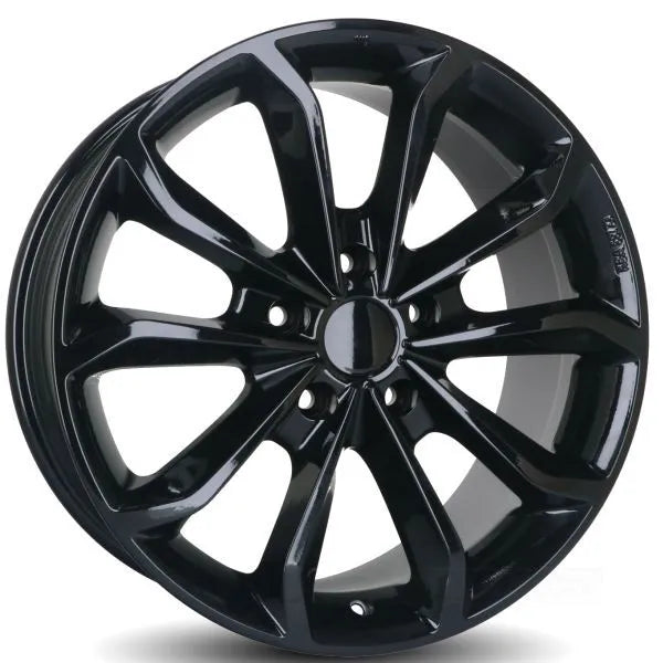 Jante Aluminium RUUUD 8x18 5x120 ET50 Gloss Black - Craftstar (Xenon) sur Xperts4x4 Accessoires 4x4 Off-Road