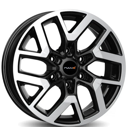 Jante Aluminium RUUUD Bastogne 7.5x19 6x120 ET52 Black sur Xperts4x4 Accessoires 4x4 Off-Road