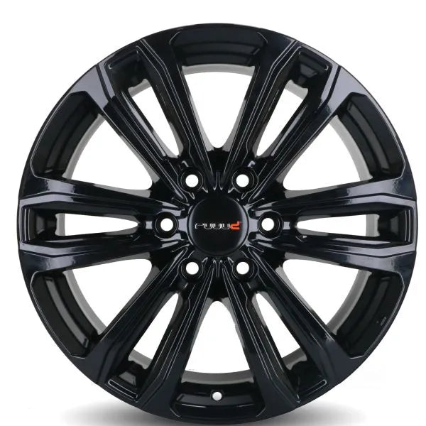 Jante Aluminium RUUUD Namur 7.5x17 6x125 ET50 CTR74.1 - Gloss Black sur Xperts4x4 Accessoires 4x4 Off-Road