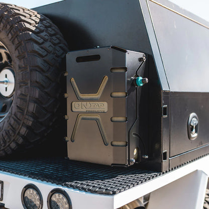 Support Jerry Can 22L Verrouillable Noir - ONTAP sur Xperts4x4 Accessoires 4x4 Off-Road