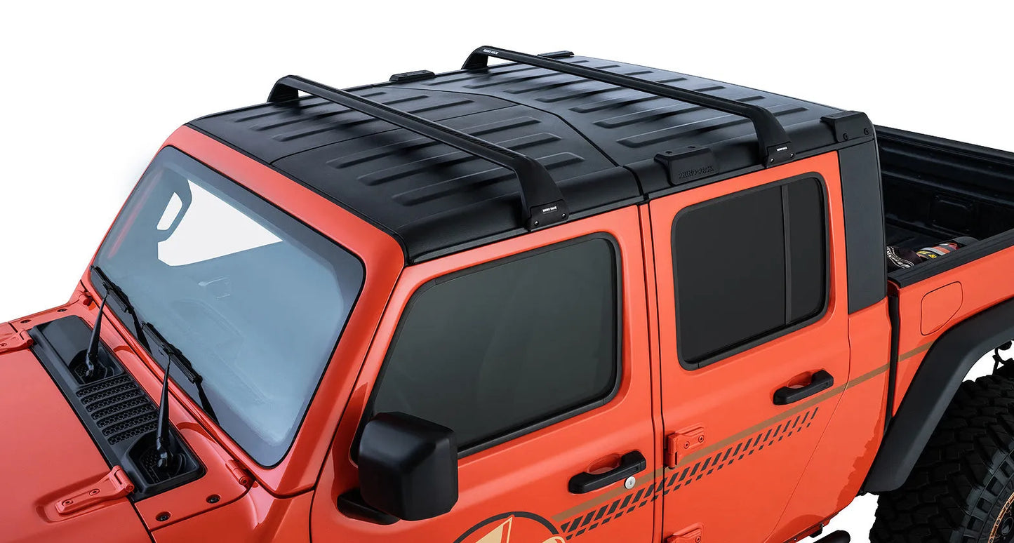 Kit de 2x Barres de toit Vortex SG Black - Rhino Rack - Jeep JK/JL/JT 4 portes sur Xperts4x4 Accessoires 4x4 Off-Road