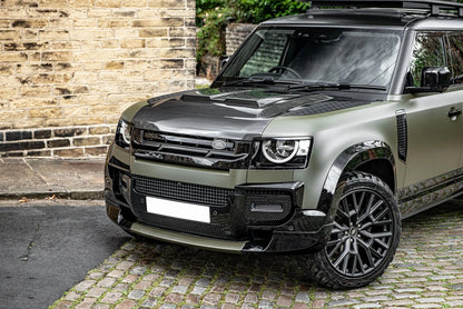 Capot Carbone Ventrilé KAHN Luxe - Defender 90/110/130 (2020+) sur Xperts4x4 Accessoires 4x4 Off-Road