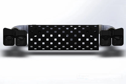 Échappement Quad Satin Black KAHN - Defender 110 2.0L (2020+) sur Xperts4x4 Accessoires 4x4 Off-Road