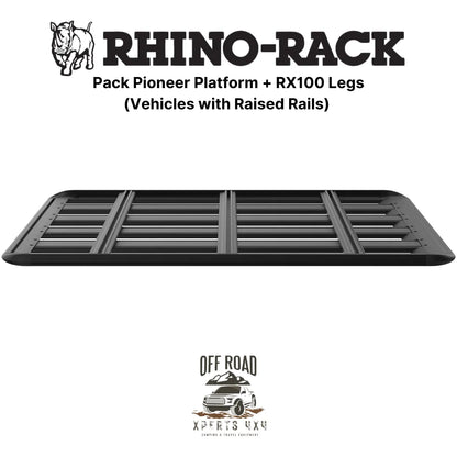 Kit Galerie de Toit 1900x1240mm sur Barres Longitudinales | RHINO-RACK sur Xperts4x4 Accessoires 4x4 Off-Road