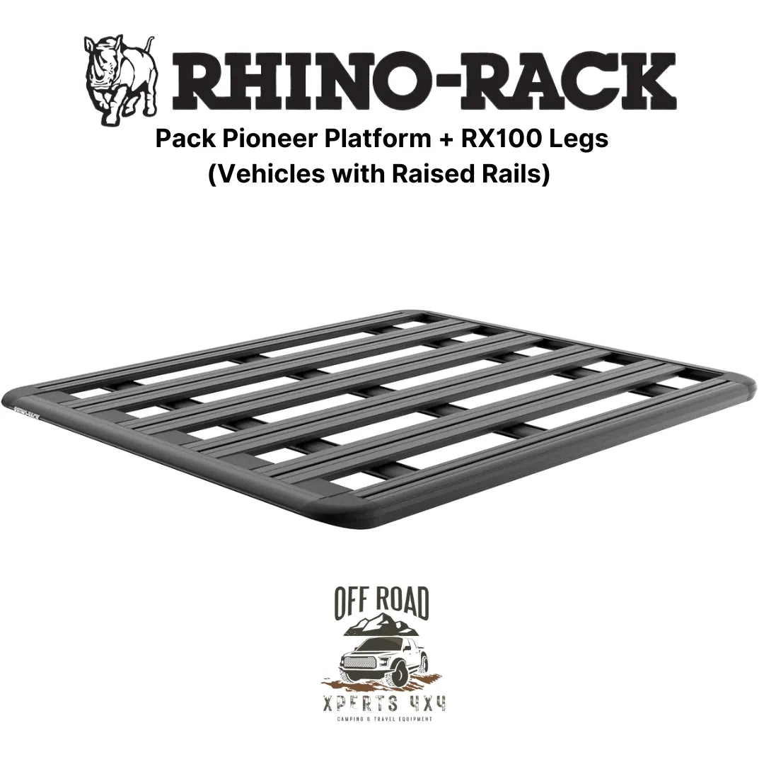 Kit Galerie de Toit 1900x1240mm sur Barres Longitudinales | RHINO-RACK sur Xperts4x4 Accessoires 4x4 Off-Road