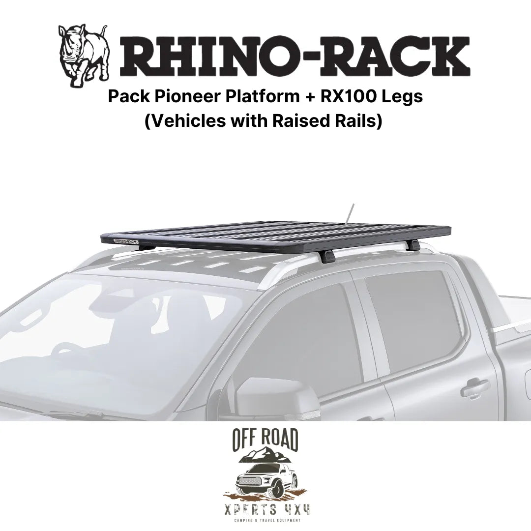 Kit Galerie de Toit 1900x1240mm sur Barres Longitudinales | RHINO-RACK sur Xperts4x4 Accessoires 4x4 Off-Road