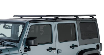 Kit Galerie de Toit + RLT600 Jeep Wrangler JK 4 Portes - 1800mm x 1430mm - RHINO-RACK sur Xperts4x4 Accessoires 4x4 Off-Road