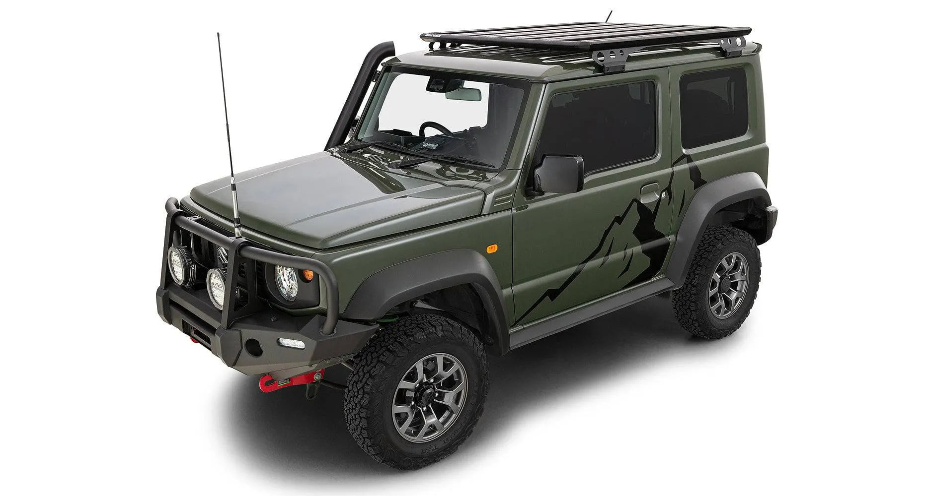 Kit Galerie de toit Suzuki Jimny 2019+ | RHINORACK Pioneer LT sur Xperts4x4 Accessoires 4x4 Off-Road
