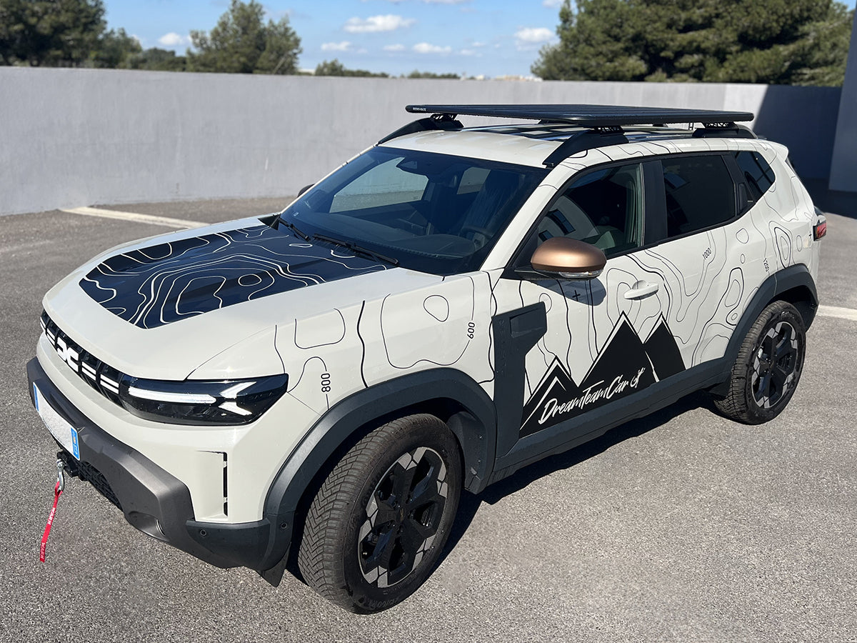 Kit Galerie intégrale Pioneer 1300x1430mm Rhino-Rack - Dacia Duster 2024+ sur Xperts4x4 Accessoires 4x4 Off-Road