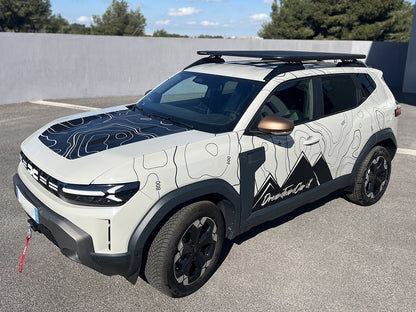 Kit Galerie intégrale Pioneer 1300x1430mm Rhino-Rack - Dacia Duster 2024+ sur Xperts4x4 Accessoires 4x4 Off-Road