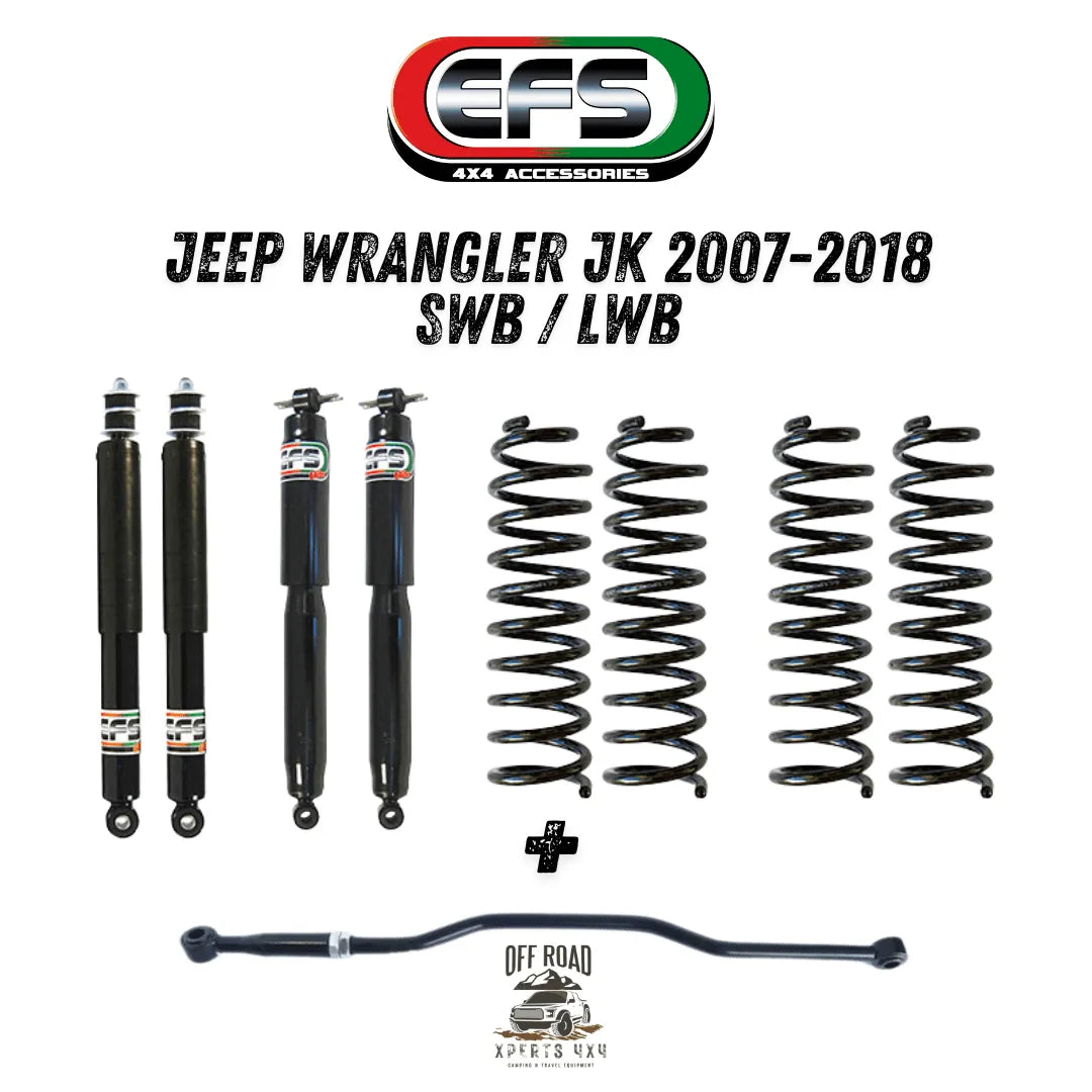 Kit de Suspension Jeep Wrangler JK | EFS ELITE | +40mm/+75mm sur Xperts4x4 Accessoires 4x4 Off-Road