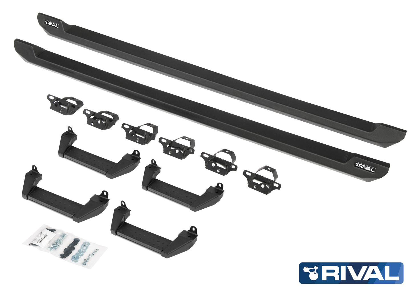 Marche-pieds RIVAL4x4 RockSlider - Jeep Wrangler JLU Off-Road sur Xperts4x4 Accessoires 4x4 Off-Road