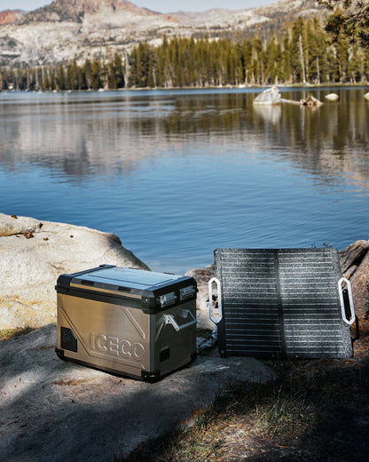 Panneau Solaire Pliable ICECO 80W – Énergie Portable & Efficace sur Xperts4x4 Accessoires 4x4 Off-Road