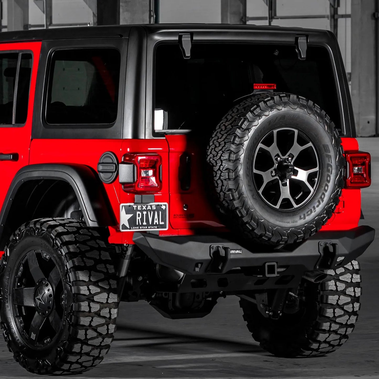 Pare-choc Arrière STUBBY Aluminium Rival4x4 | Jeep Wrangler JL sur Xperts4x4 Accessoires 4x4 Off-Road