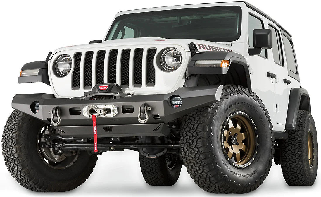 Pare-choc Avant WARN Elite Jeep Wrangler JL & JT Gladiator sur Xperts4x4 Accessoires 4x4 Off-Road