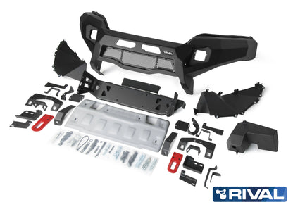 Pare-choc Avant Aluminium Mitsubishi L200 2019-2023 | RIVAL sur Xperts4x4 Accessoires 4x4 Off-Road