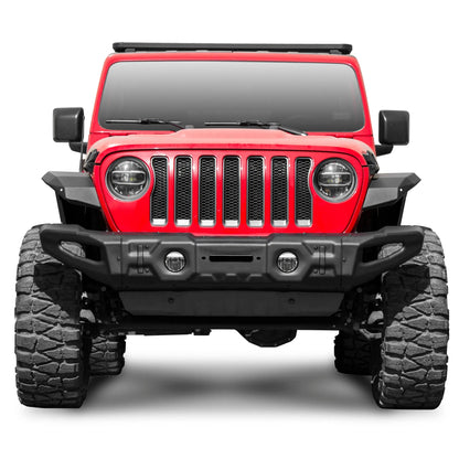 Pare-choc Avant Aluminium Rival4x4 - Jeep Wrangler JK/JL & Gladiator JT sur Xperts4x4 Accessoires 4x4 Off-Road