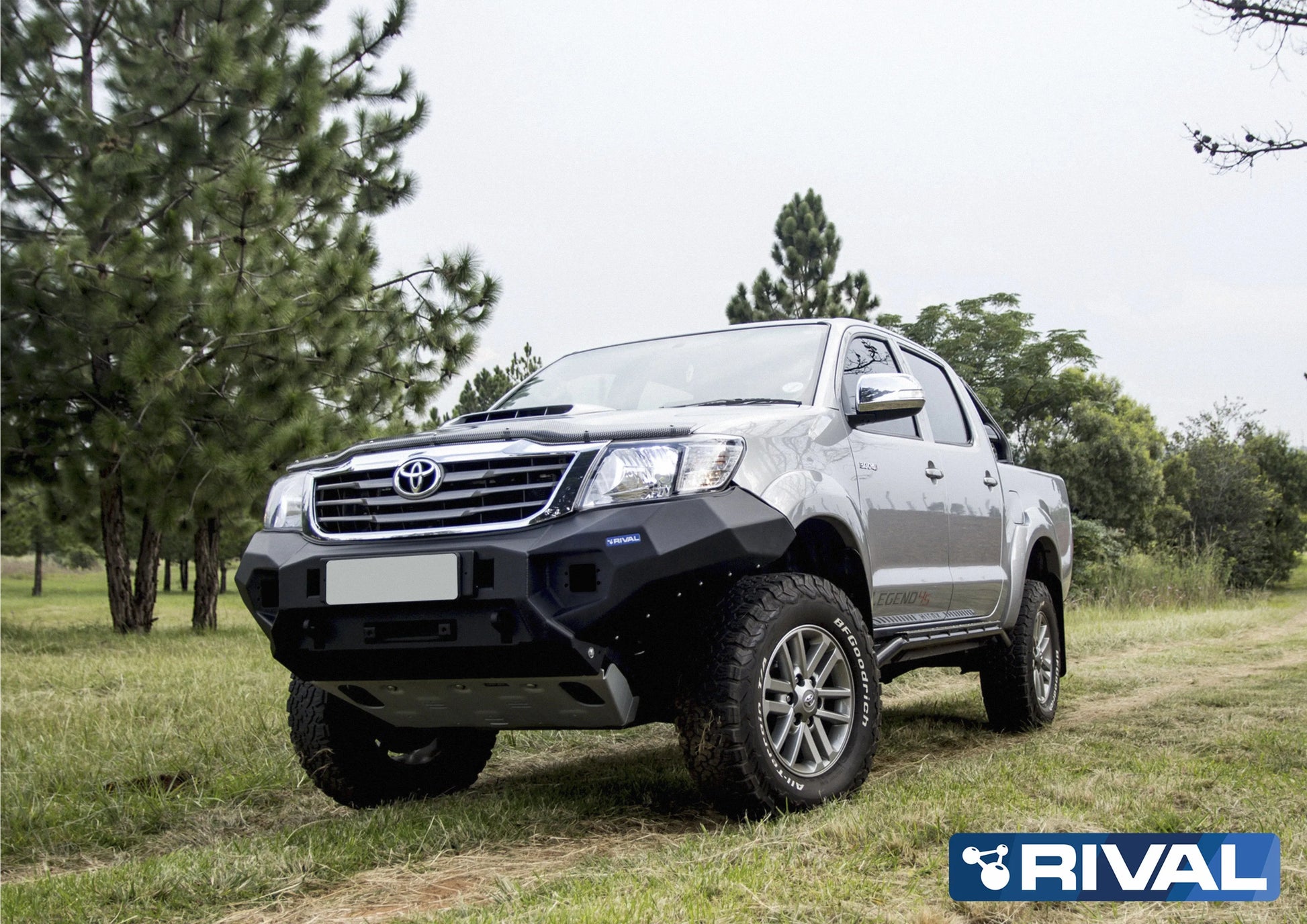 Pare-choc Avant Rival Aluminium - Toyota Hilux 2011-2015 sur Xperts4x4 Accessoires 4x4 Off-Road