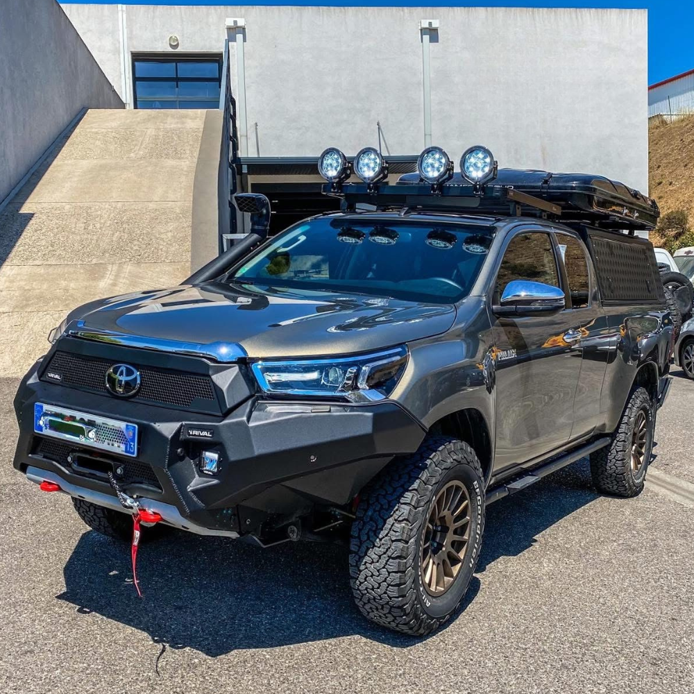 Pare-choc Avant Rival Toyota Hilux 2021 a Present | Léger et Robuste sur Xperts4x4 Accessoires 4x4 Off-Road