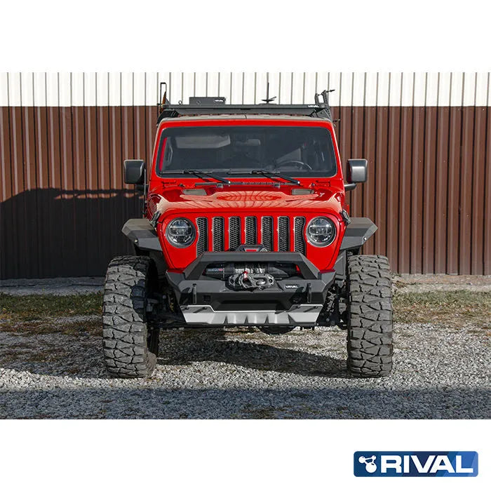 Pare-choc Avant Stubby avec A-Bar Rival4x4 - Jeep Wrangler JK/JL & Gladiator JT sur Xperts4x4 Accessoires 4x4 Off-Road