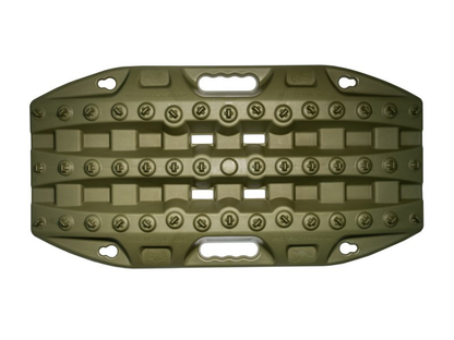 Plaque à sable Maxtrax Mini + Jaxbase vert olive - Le set sur Xperts4x4 Accessoires 4x4 Off-Road