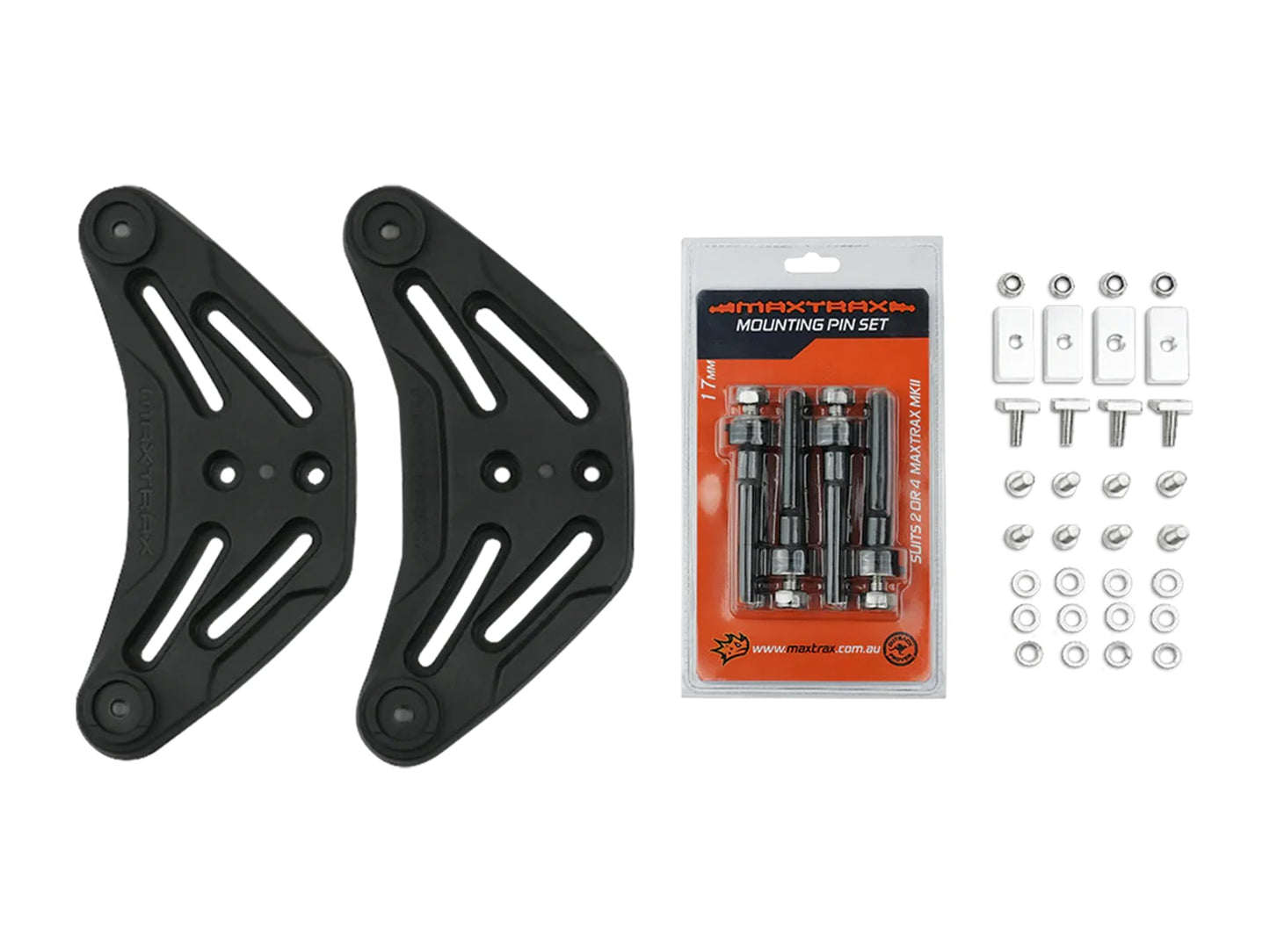 Supports plats de galerie MAXTRAX pour Plaques à Sable MKII sur Xperts4x4 Accessoires 4x4 Off-Road